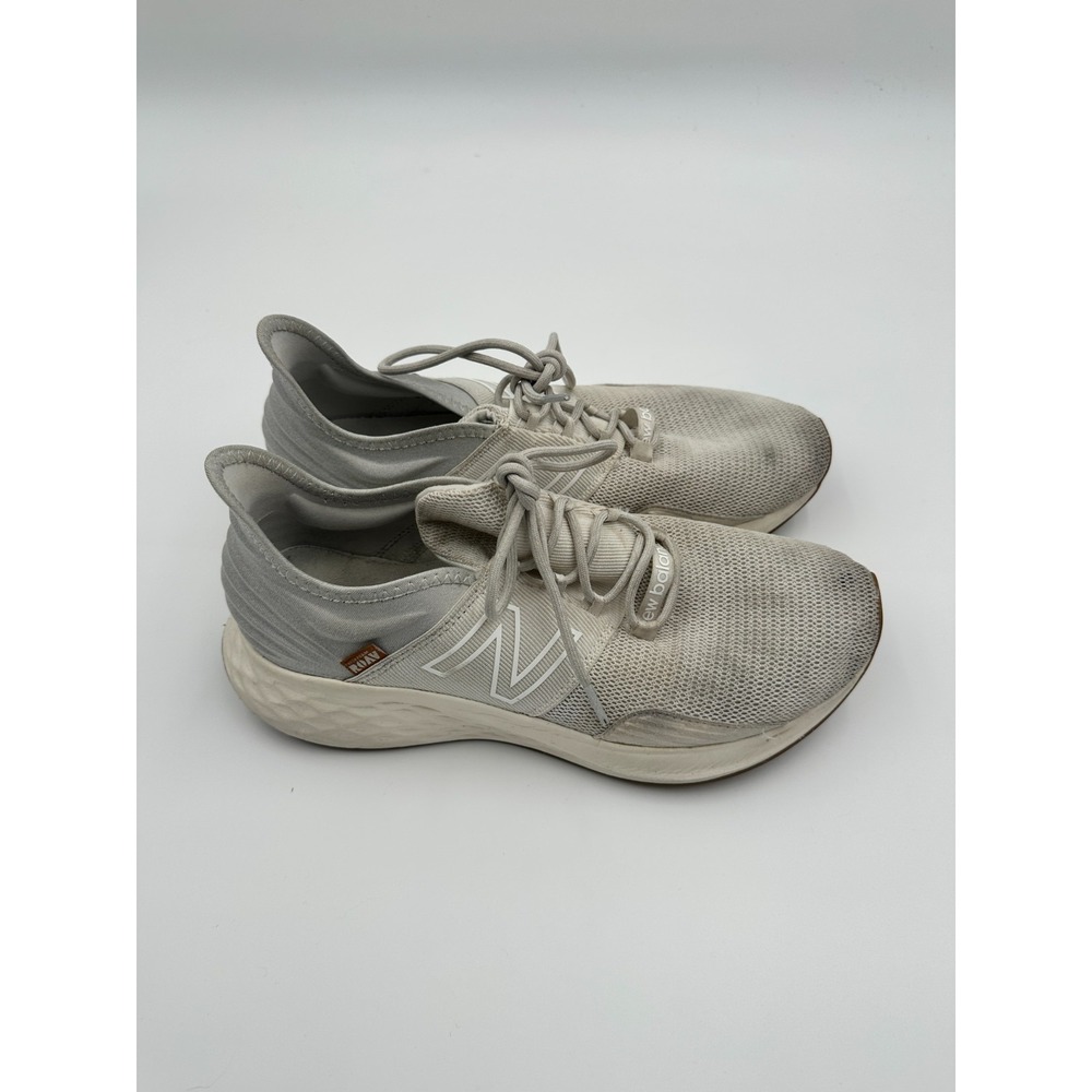 New Balance Fresh Foam Roav V1 Womens Athletic Running Shoe Gray Lace Up Sneaker